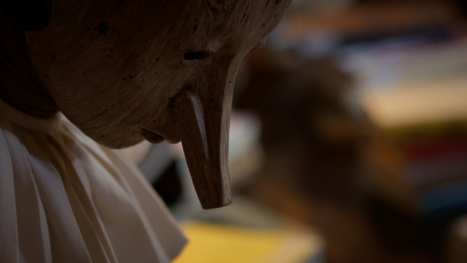 La maschera di Pinocchio, dettaglio