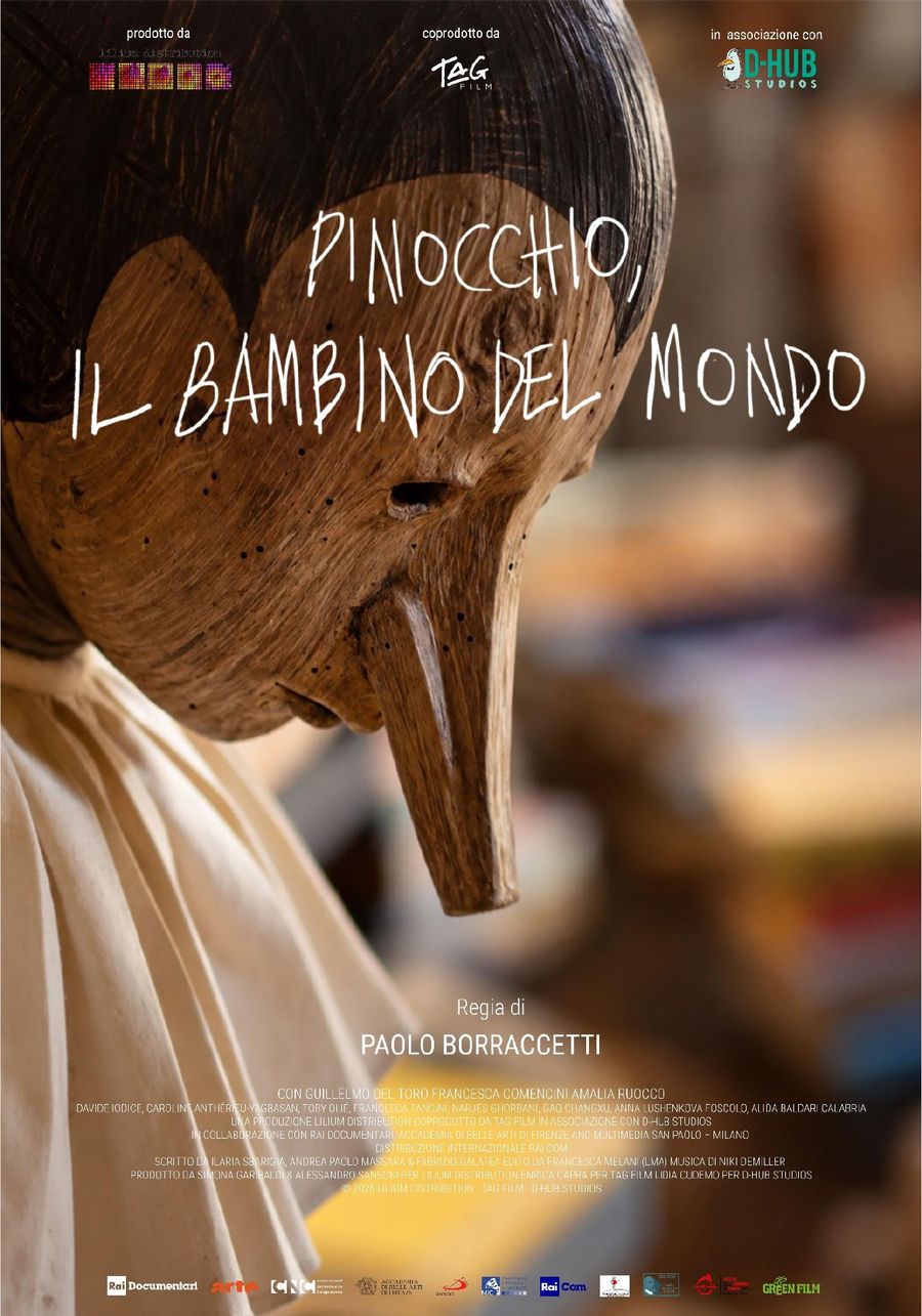 Locandina ufficiale di Pinocchio, il bambino del mondo